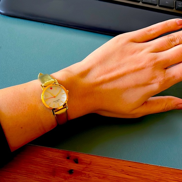 Kate Spade Tiny Neon Gold Watch - Picture 2 of 4